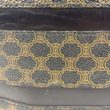 Celine Coated Canvas Stripped Macadam Crossbody