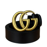 Gucci GG Black leather Belt