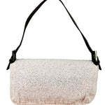 Fendi Pelle Rosa Beaded Baguette