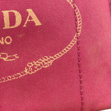Prada Vintage Pink M Canapa Tote