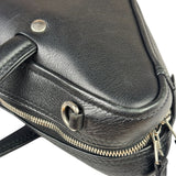 Balenciaga Black Leather Triangle Two-Way Bag