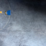 Louis Vuitton Blue Epi Soufflot Handbag