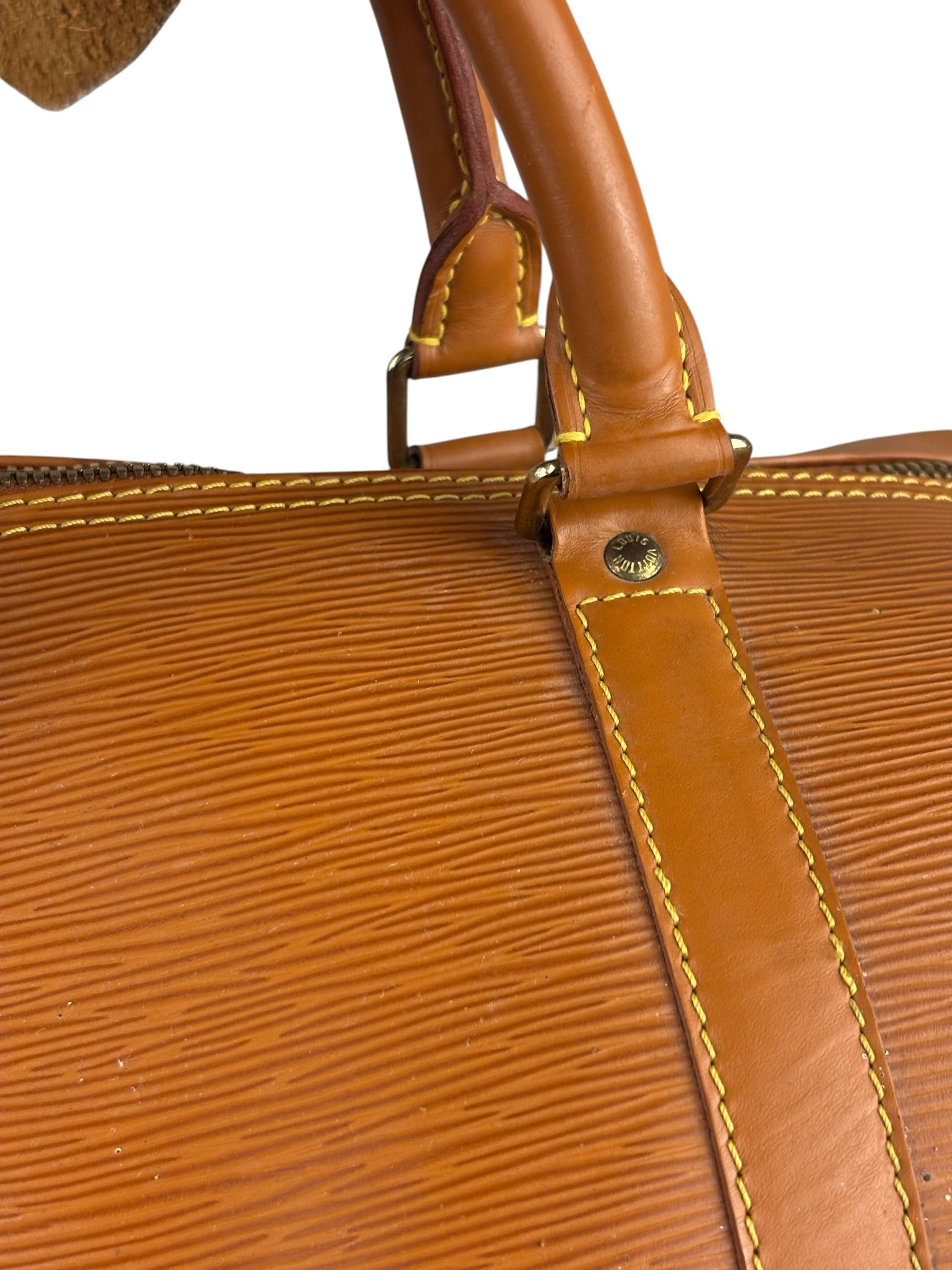 Louis Vuitton Vintage Epi Leather Keepall Travel Bag