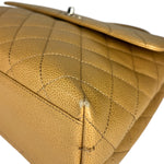 Chanel Beige Calfskin Kelly Top Handle Bag 2001