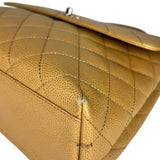 Chanel Beige Calfskin Kelly Top Handle Bag 2001