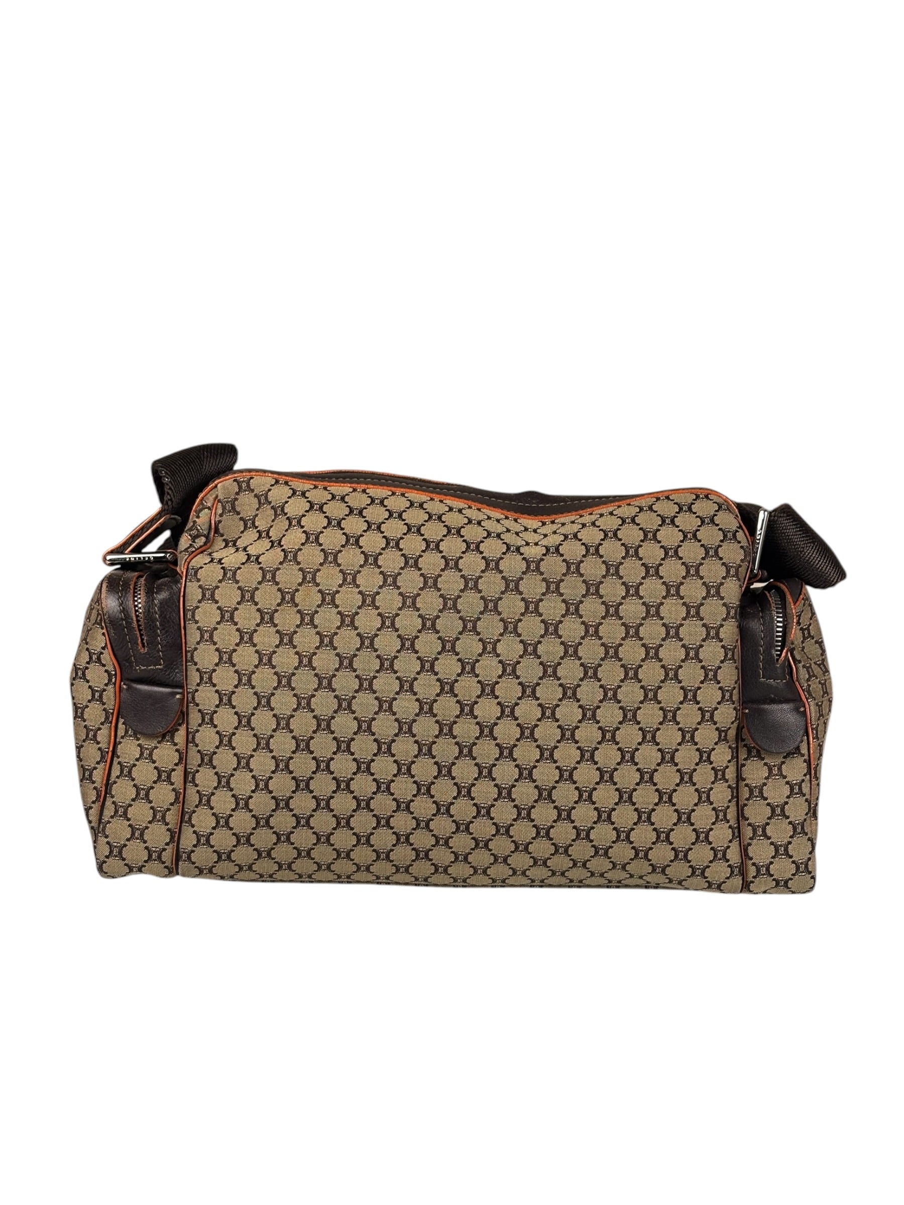 Celine Vintage Canvas Macadam Messenger Bag