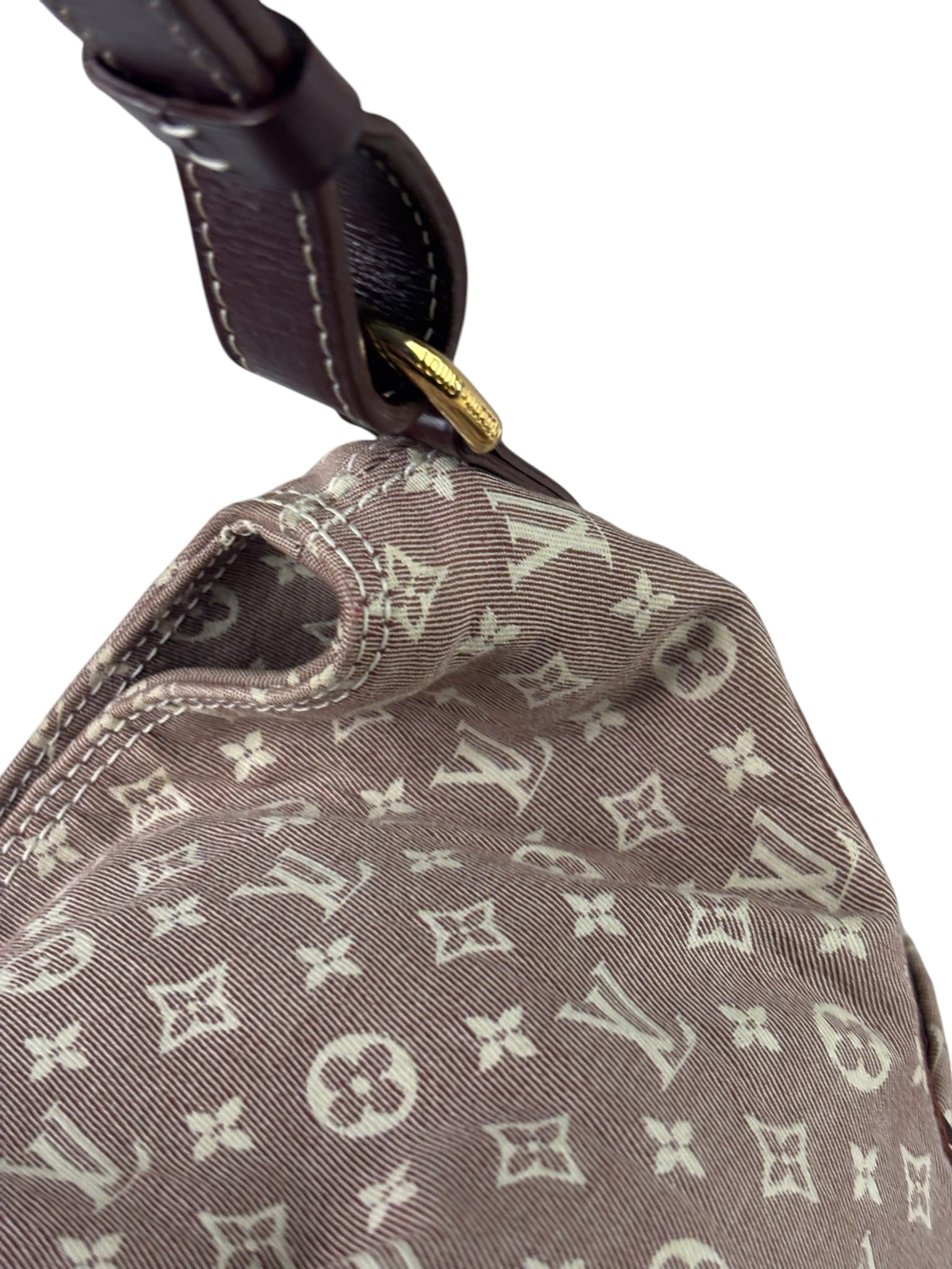 Louis Vuitton Brown Leather Trim Monogram Idylle Romance