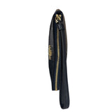 Coach Navy Blue Patent Leather Signature Corner Zip Wristlet
