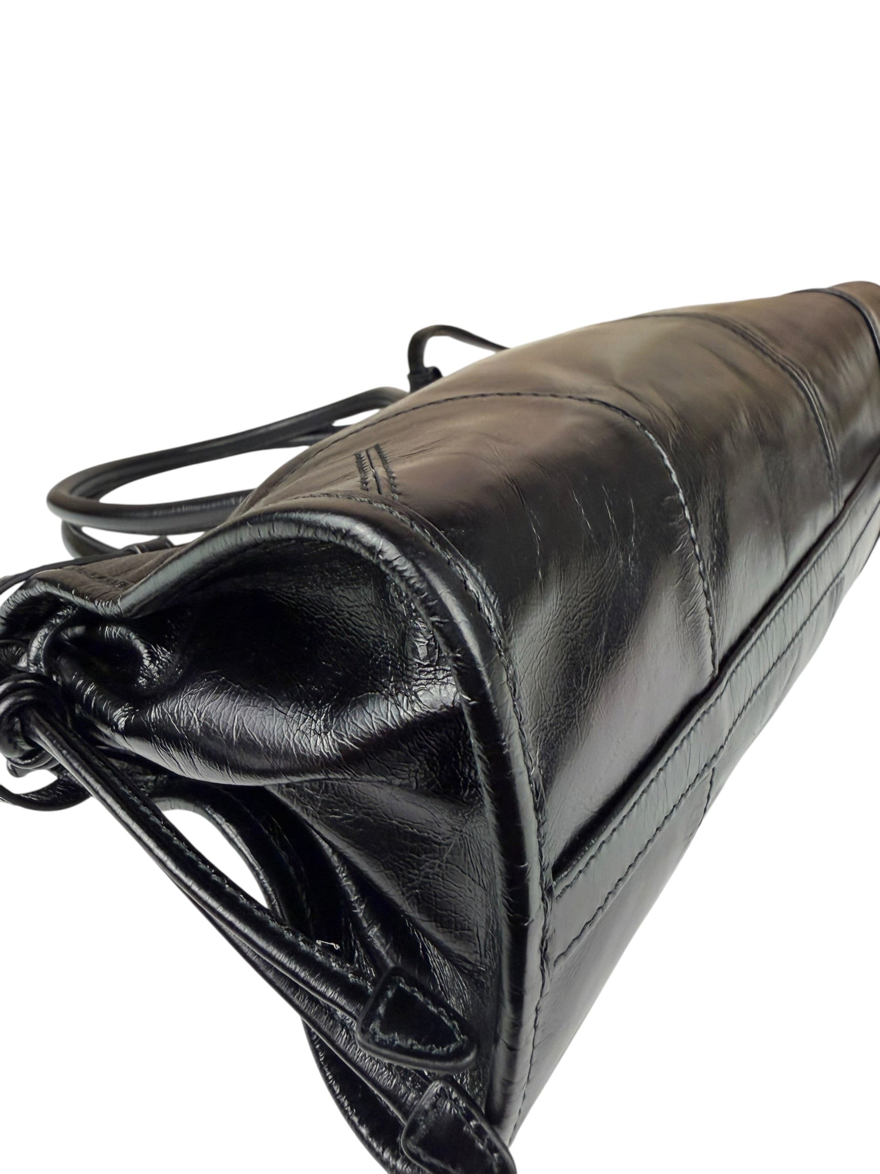 Prada Black Bonnie Calfskin Shoulder Bag