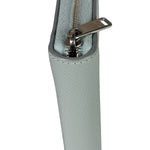 Celine Grey Leather Long Zip Around Wallet