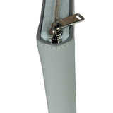 Celine Grey Leather Long Zip Around Wallet