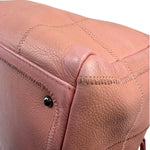 Chanel Pink Caviar Leather Chocolate Bar Bowler Bag 2003