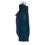 Hermes Blue Pale Clemence Leather Evelyn TPM III Crossbody