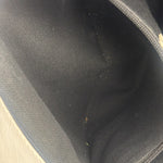 Burberry White Leather Bamboo Cinch Tote