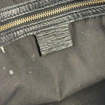 Gucci GG Vintage Black Canvas Shoulder Tote