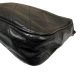Chanel Vintage Black Quilted Lambskin Camera Bag 1986
