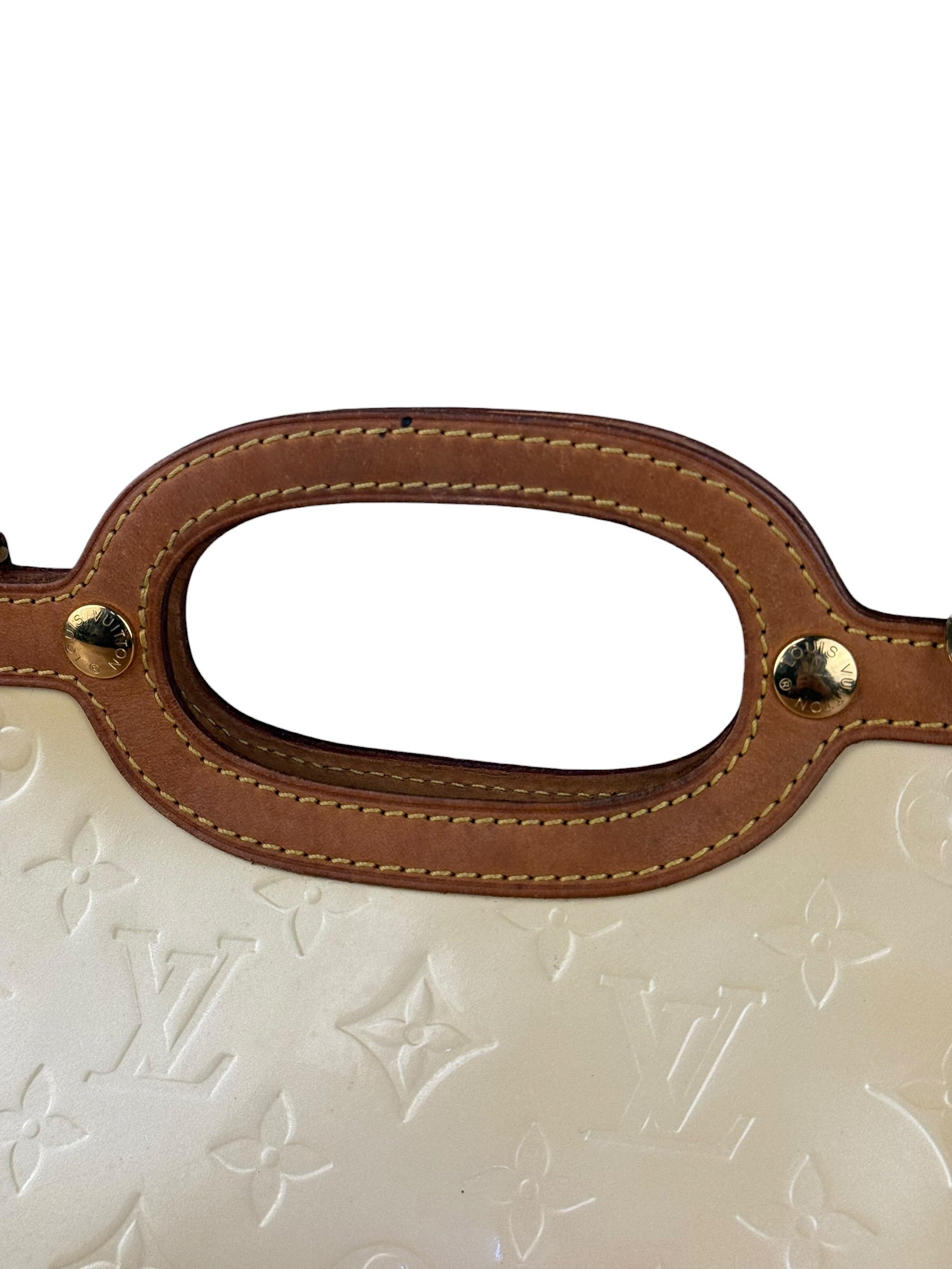 Louis Vuitton Yellow Monogram Vernis Roxbury Drive 2Way Handbag