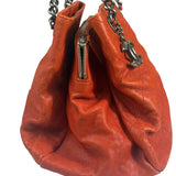 Chanel Red Caviar Quilted Small Frame Shoulder Bag 2011