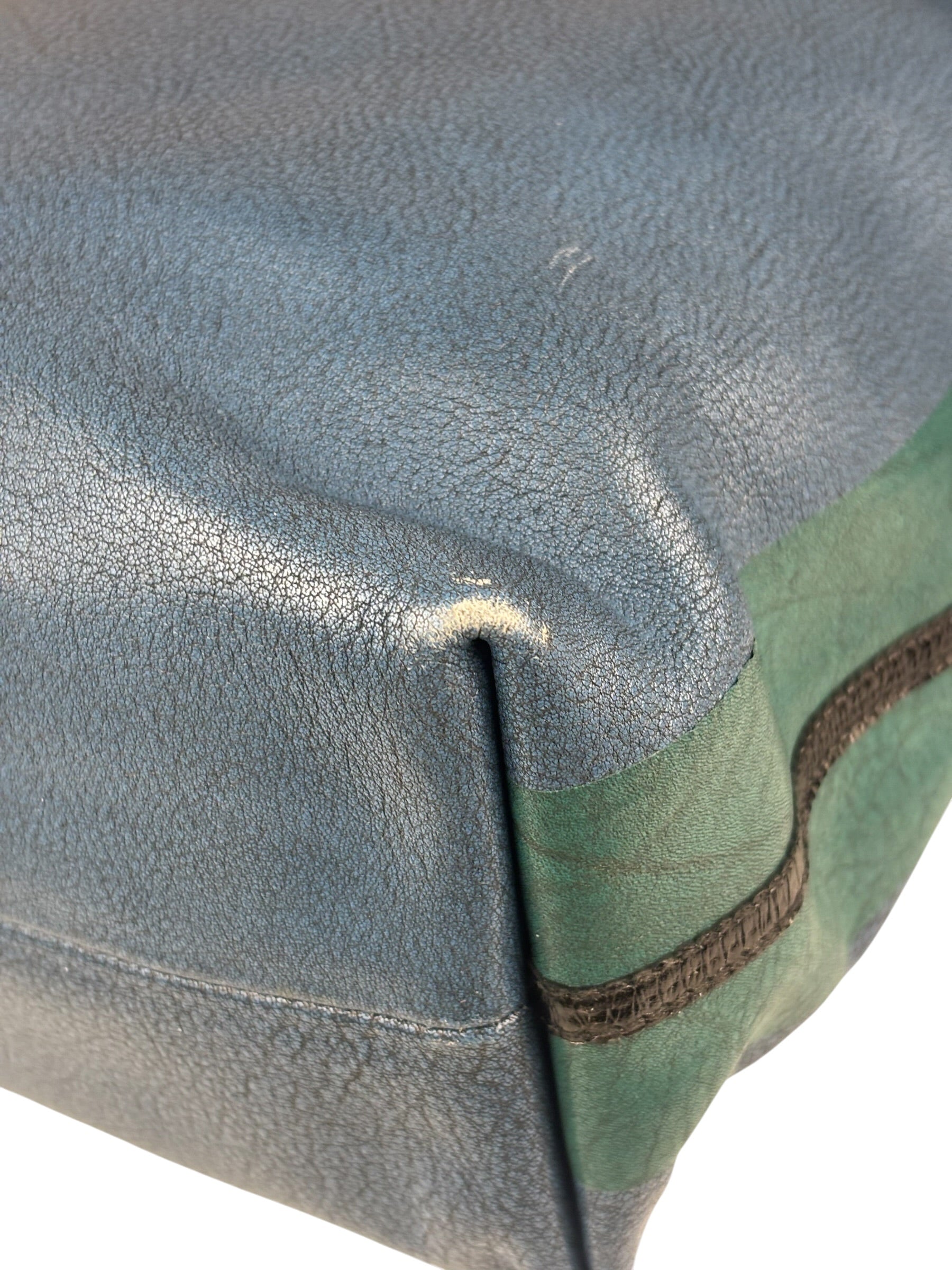 Bottega Veneta Navy Blue Messenger Bag
