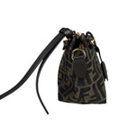 Fendi Brown Leather Trim Zucca By The Way Soft Mini Crossbody