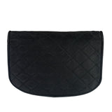 Chanel Black Quilted Satin Shoulder Bag