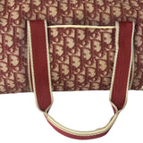 Christian Dior Vintage Red Trotter Boston Bag