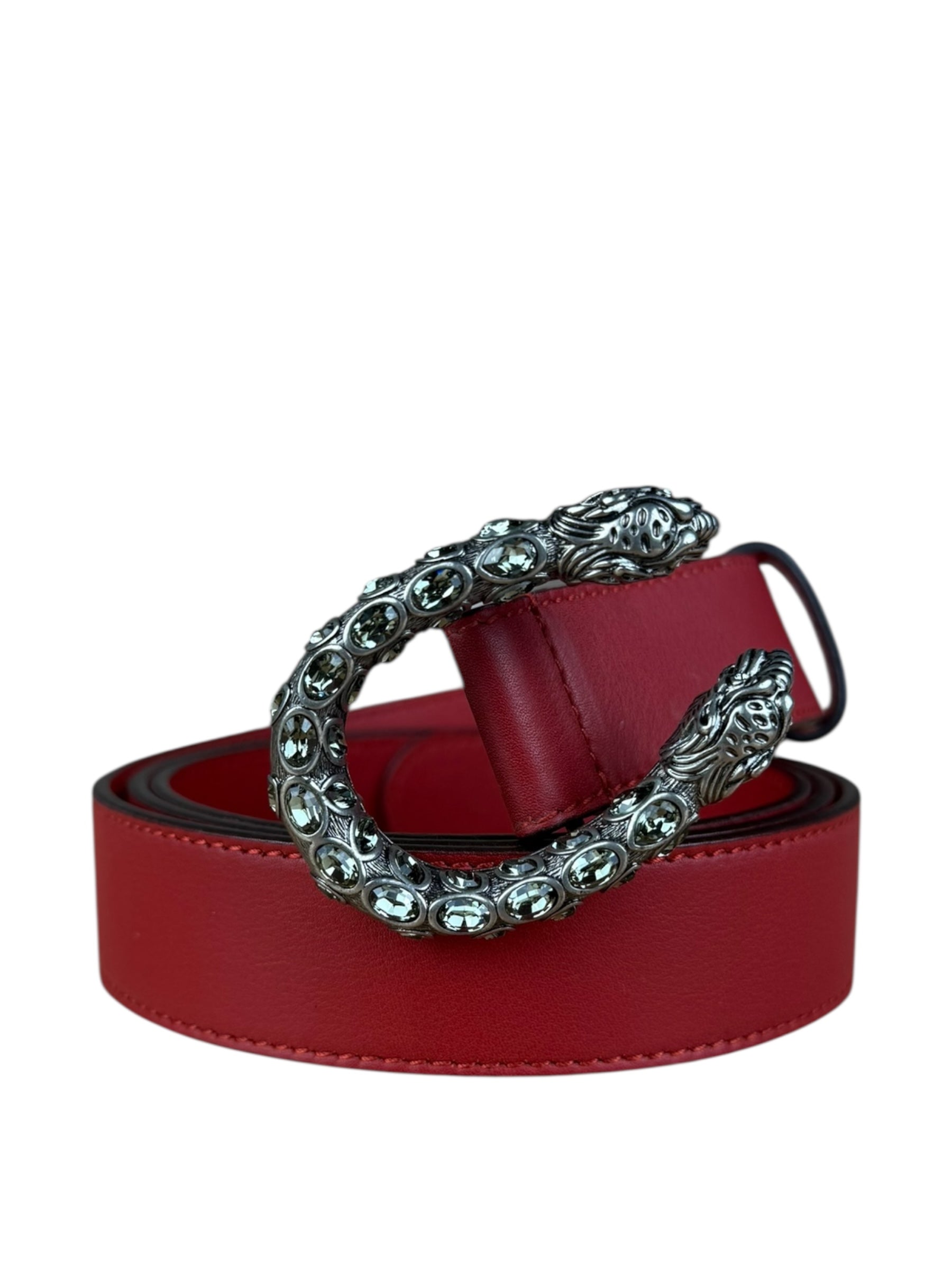 Gucci Dionysus Red Leather Belt