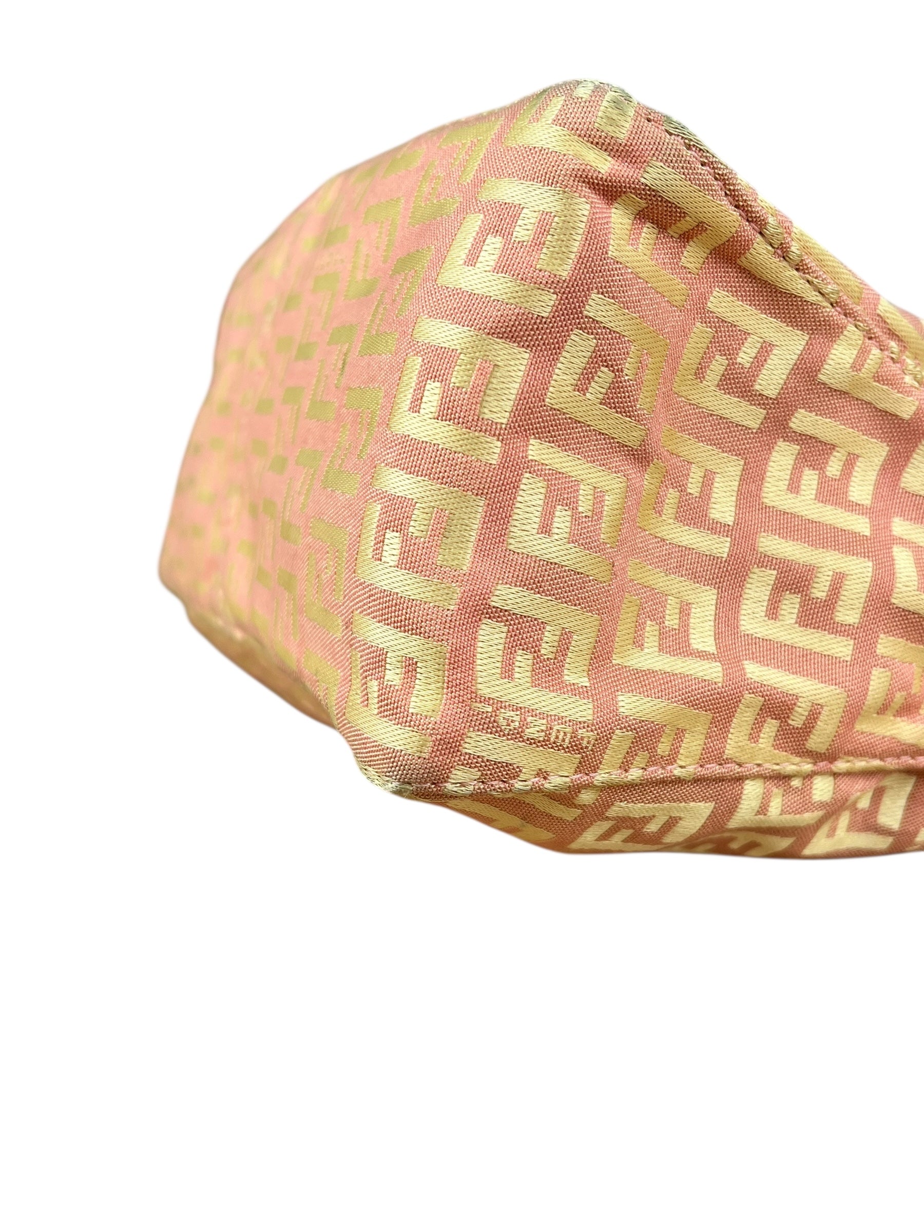 Fendi Vintage Pink Zucca Pochette