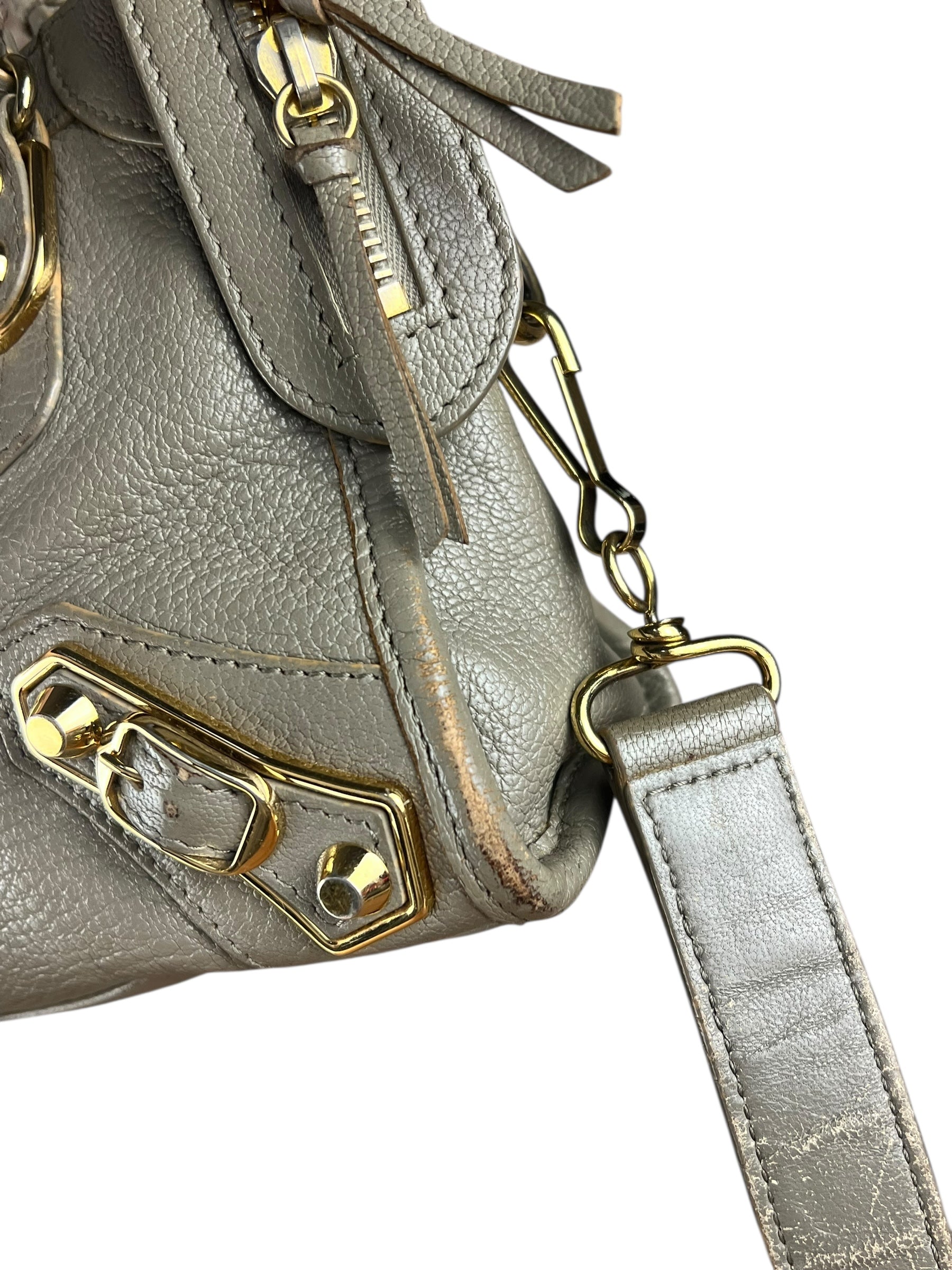 Balenciaga Mini Classic City Bag Grey