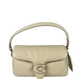Coach Beige Leather Pillow Tabby 26 Shoulder Bag
