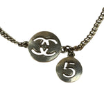 Chanel Vintage Double Medallion Charm Bracelet
