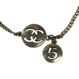Chanel Vintage Double Medallion Charm Bracelet