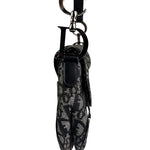 Christian Dior Black Trotter Medium Saddle Shoulder Bag