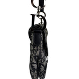 Christian Dior Black Trotter Medium Saddle Shoulder Bag