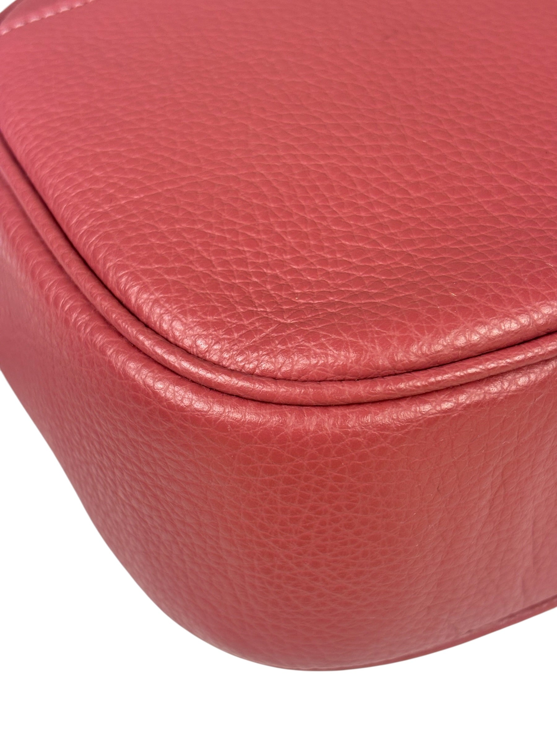 Coach Pink Pebbled Leather Colton Crossbody Bag