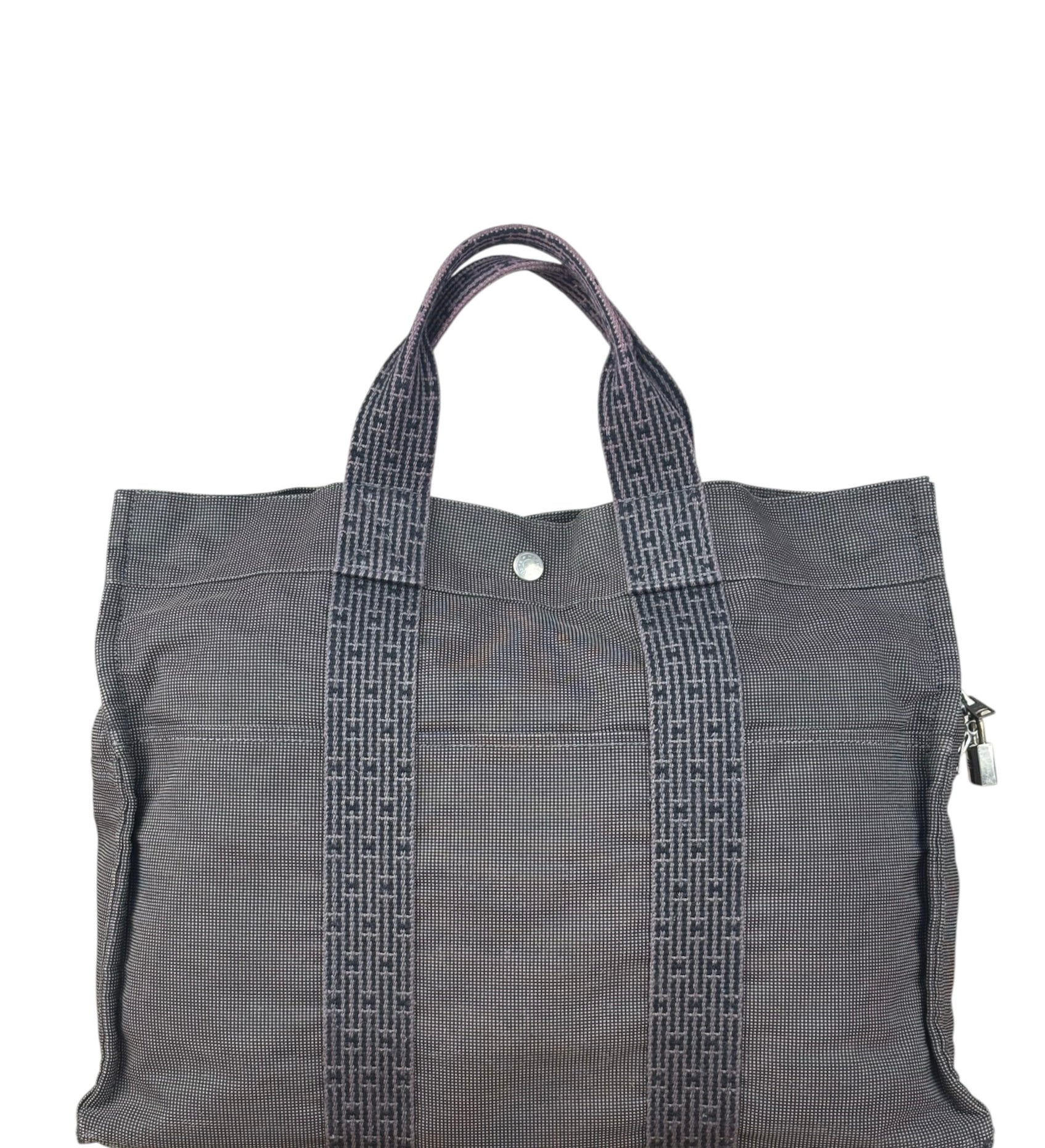 Hermes Vintage Grey M Fourre Tout Tote