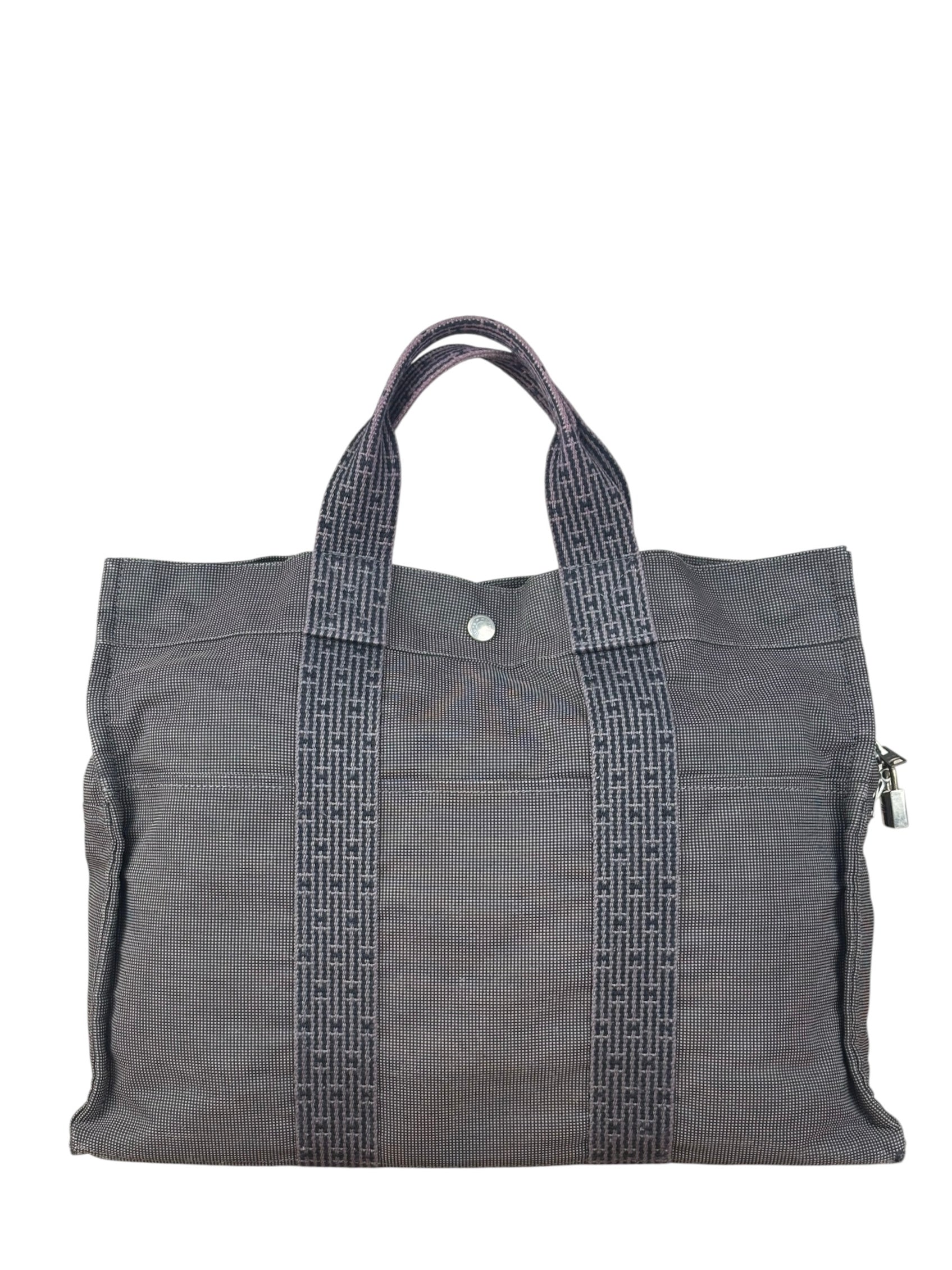 Hermes Vintage Grey M Fourre Tout Tote
