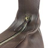 Ferragamo Vintage Brown Leather Hobo Bag