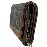 Fendi Zucca Monogram Canvas Trifold Wallet