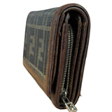 Fendi Zucca Monogram Canvas Trifold Wallet