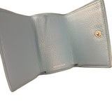 Balenciaga Baby Blue Tri-Fold Wallet
