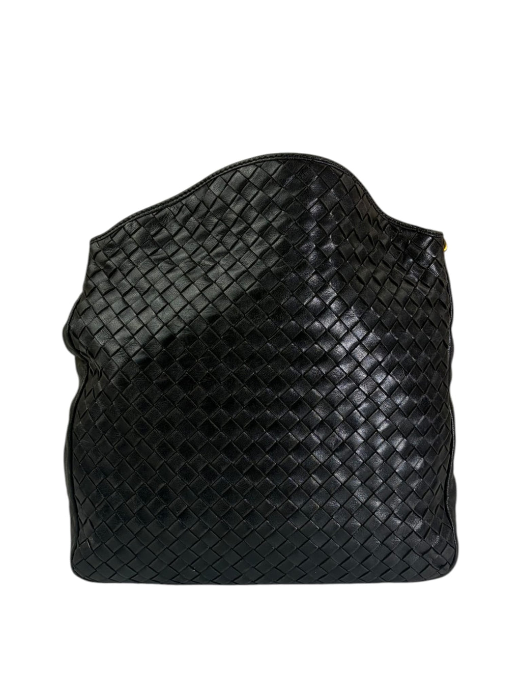 Bottega Veneta Black Intrecciato Hobo Bag