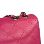 Chanel Pink Quilted Leather Accordion Flap Bag 2014