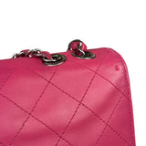 Chanel Pink Quilted Leather Accordion Flap Bag 2014