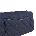 Chanel Quilted Navy Paris Hamburg Collection 2018