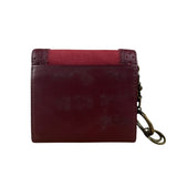 Burberry Blue Label Red Suede/ Leather Wallet