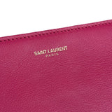 Saint Laurent Pink Leather Y Ligne Clutch