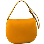 Fendi Orange Leather Small Croissant Hobo Bag