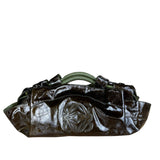 Loewe Vintage Nappa Aire Brown Patent Handbag