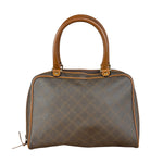 Bally Vintage Leather Coated Monogram Handbag
